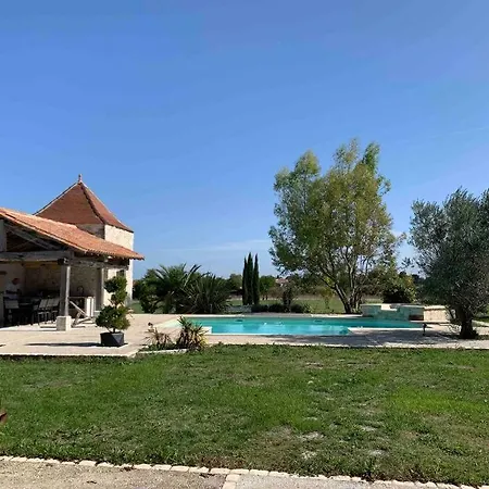 Demeure Charentaise Standing - Grande Piscine - Jacuzzi Balneo - Pool House *